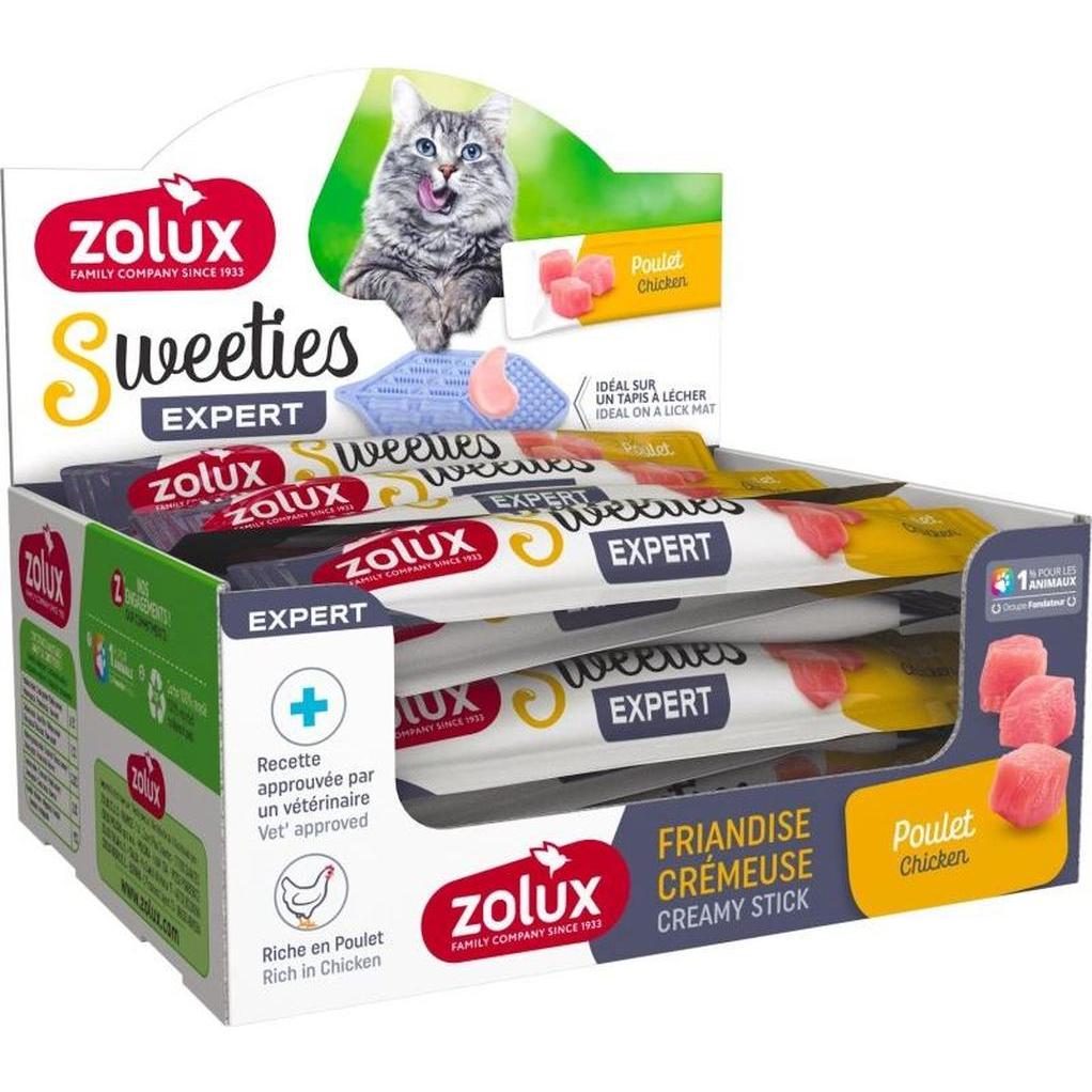 ZOLUX Stick Crème Poulet Friandise Crémeuse pour Chien 5x12g