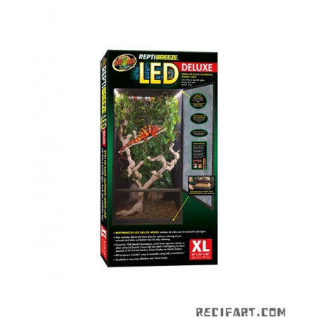 ZOOMED Terrarium ReptiBreeze LED Deluxe X-Large 61x61x122cm