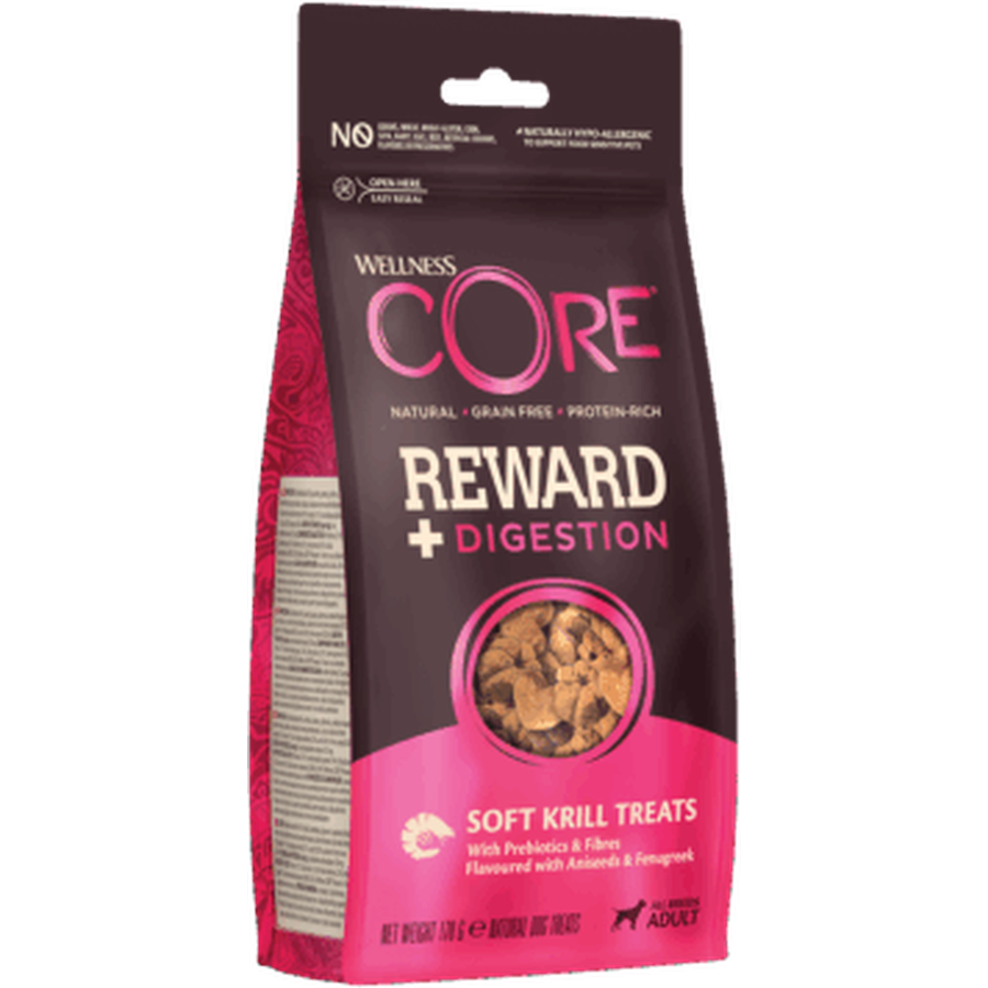 WELLNESS CORE Chien Treats En-cas Krill 170g