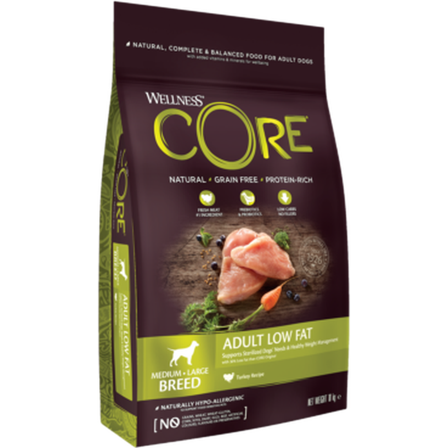WELLNESS CORE Adult Low Fat Dinde 10kg