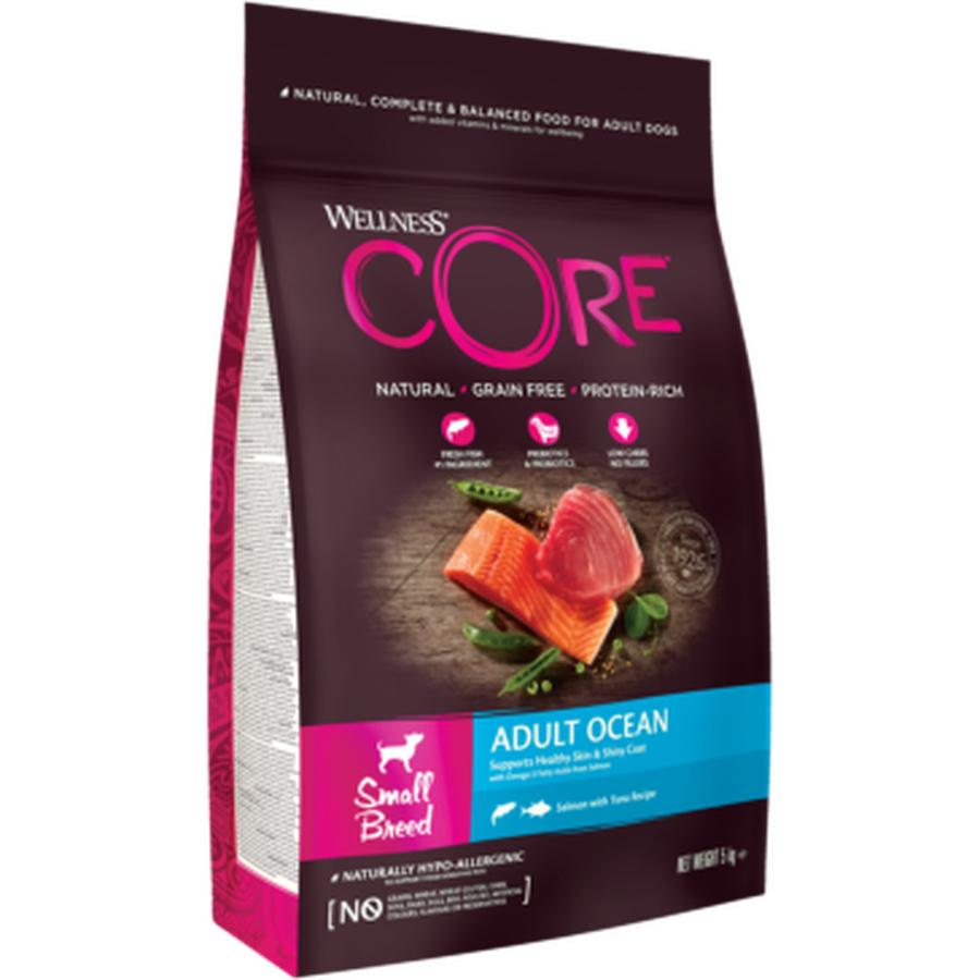 WELLNESS CORE Small Breed Adult Ocean Saumon et Thon 5kg