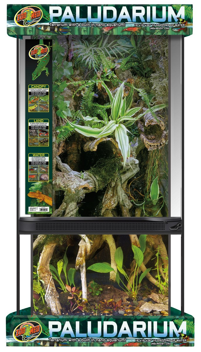 ZOOMED Paludarium 91x46x91 cm 80L