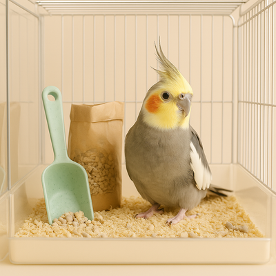 Litière oiseau