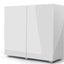 AQUAEL Meuble Glossy 150 Gris portes acrylique pour aquarium 150x50x72 cm finition brillante