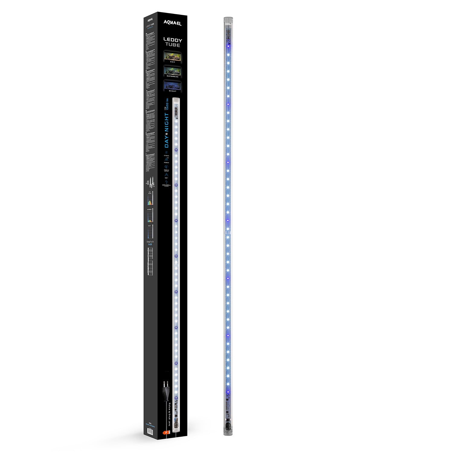 AQUAEL Adaptateur T8 Retrofit Leddy 2 pièces