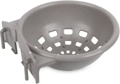 GRIZO Nid rond pour canaris Plastique recyclé Ø11,5 cm Gris