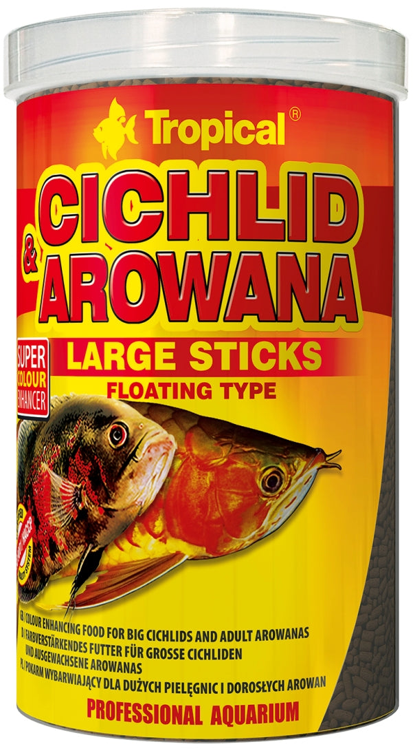 TROPICAL Cichlid & Arowana Large Sticks 1.5kg