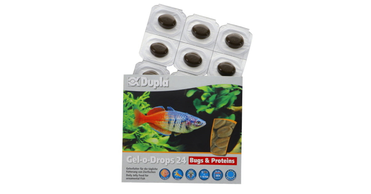 HOBBY-DOSHE AQUARISTIK Dupla Gel-O-Drops 24 Bugs & Proteins 12x2g