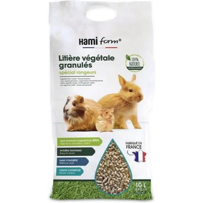 HAMIFORM Litière Végétale Granulés 10L