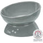 TRIXIE Gamelle XXL augmentée en céramique gris 0,35 l Ø 17 cm