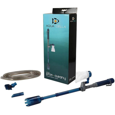 LAROY HITECH-PROFICLEANY (4IN1) Aspirateur Aquarium 4 en 1 avec Sac Collecteur Longueur Réglable 52 cm Batteries Incluses