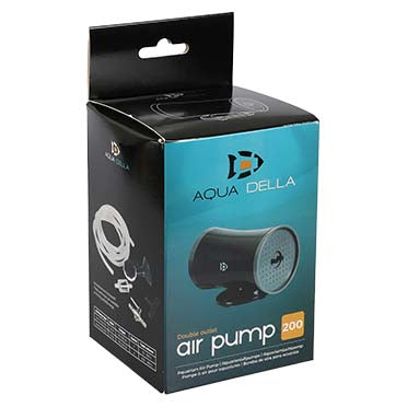 LAROY AIR PUMP 200 Pompe à air pour aquarium et bassin Noir 13x7.5x8.5cm