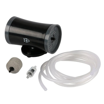 LAROY Air Pump 100 Pompe à air silencieuse pour aquarium 10-100L Noir 10x6x7cm