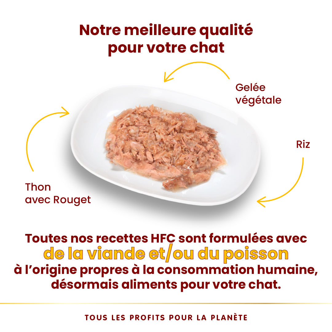 ALMO NATURE HFC Jelly Thon avec Rouget 70g