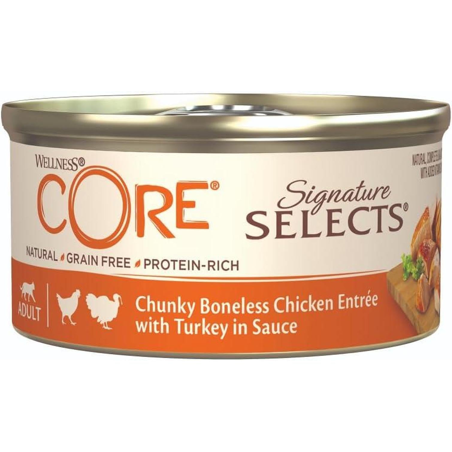 WELLNESS CORE Signature Selects Chat Sélection Tendre Morceaux 8x79g