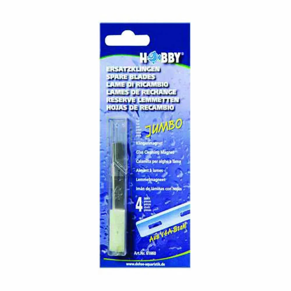 HOBBY-DOSHE AQUARISTIK Lames de rechange pour aimant nettoyeur grand modèle 4 pièces