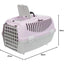 TRIXIE Box de transport Capri 2 XS–S 37 x 34 x 55 cm Gris clair/Mauve