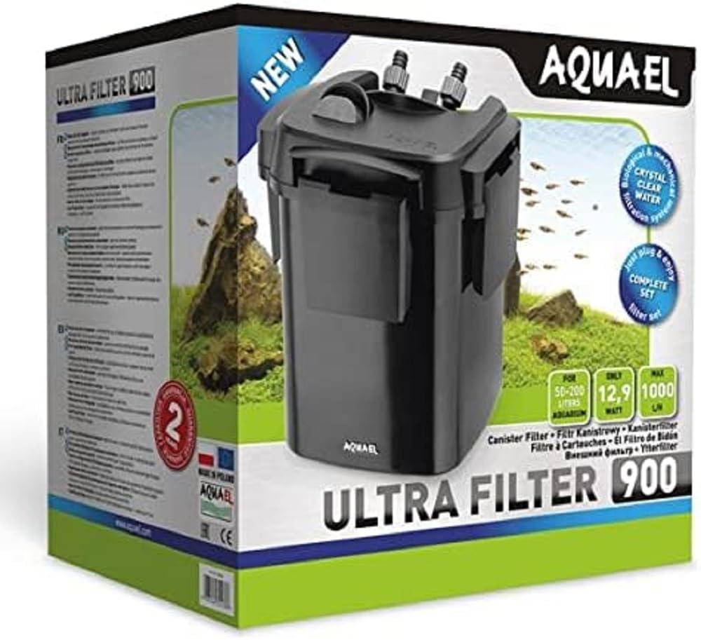 AQUAEL Ultra 900/1200/1400 et Ultramax 1000/1500/2000 Filtres Externes pour Aquarium