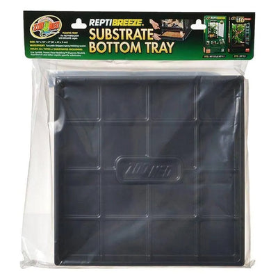 ZOOMED ReptiBreeze Substrate Tray pour NT10 NT11 NT15 Bac à substrat plastique amovible 16x16x2 pouces