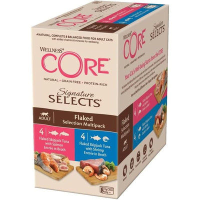 WELLNESS CORE Signature Selects Chat Sélection Emiettés 8x79g