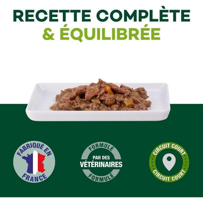 EQUILIBRE & INSTINCT Effilés énergie chat stérilisé au poulet, courges, agrumes 12x85g