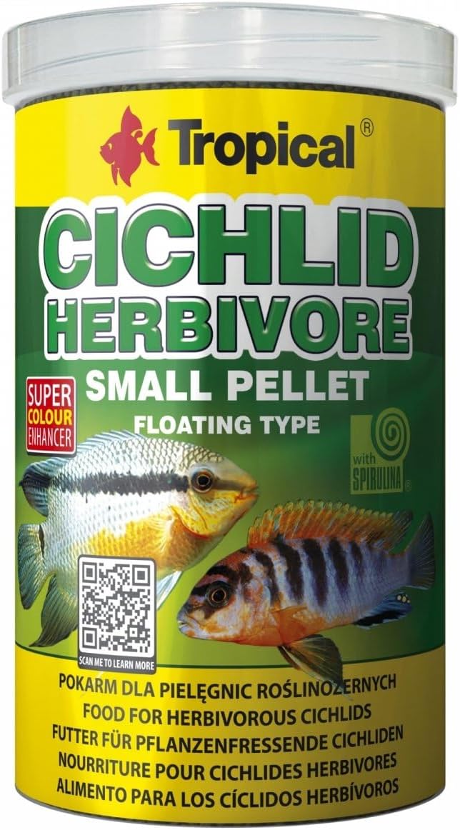 TROPICAL Cichlid Herbivore Small Pellet 250ml