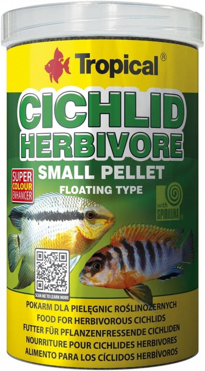 TROPICAL Cichlid Herbivore Small Pellet 250ml