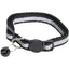 ZOOMALIN Collier Chat Safe Nylon Réfléchissant Clochette Sécurité Dégagement Rapide 17-26cm Couleur Vive