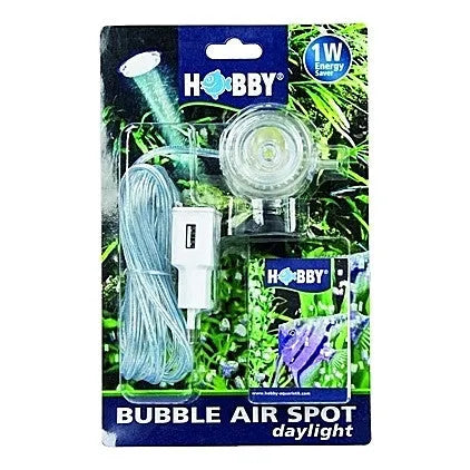 HOBBY-DOSHE AQUARISTIK Spot submersible à LED blanche 1W Bubble Air Daylight