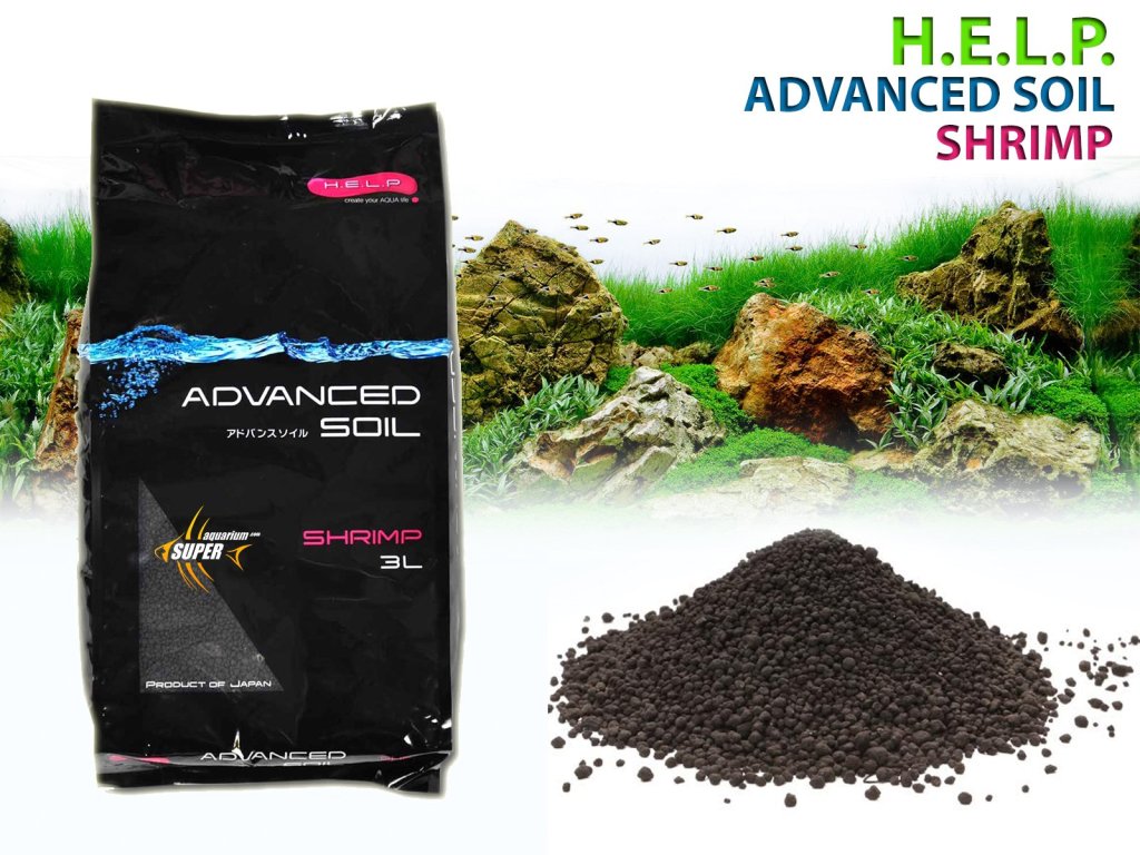 AQUAEL Advanced Soil Shrimp 3L Substrat pour crevettes d'eau douce