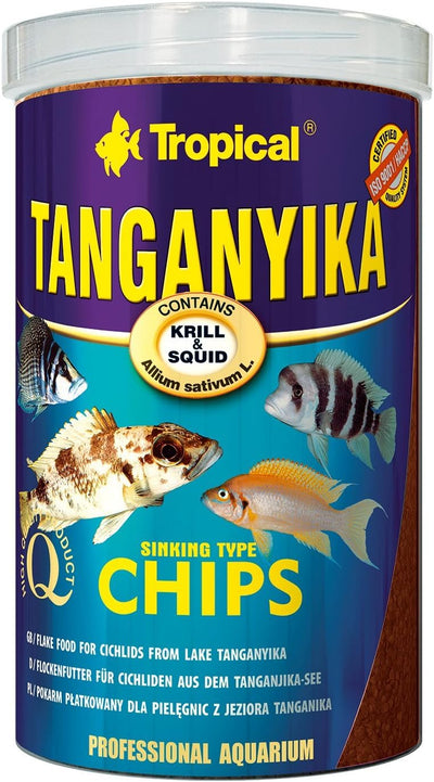 TROPICAL Tanganyika Chips Nourriture pour Cichlidés du Lac Tanganyika 1000ml