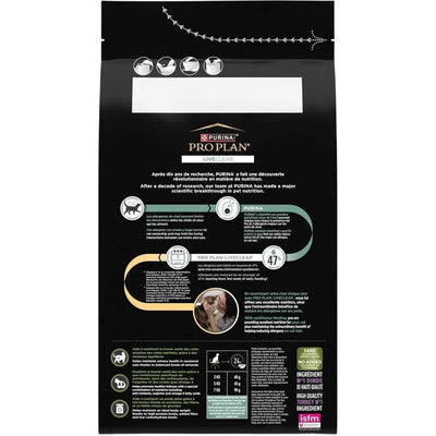 PRO PLAN STERILISED ADULT 1+ LIVECLEAR Riche en Dinde 1.4kg