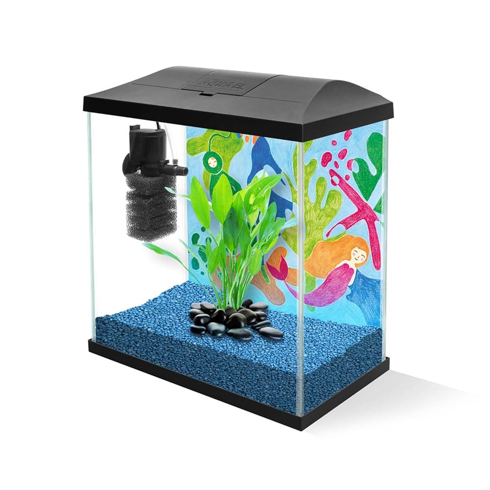 AQUAEL Aquarium Set Leddy Mini 30 Noir 13L
