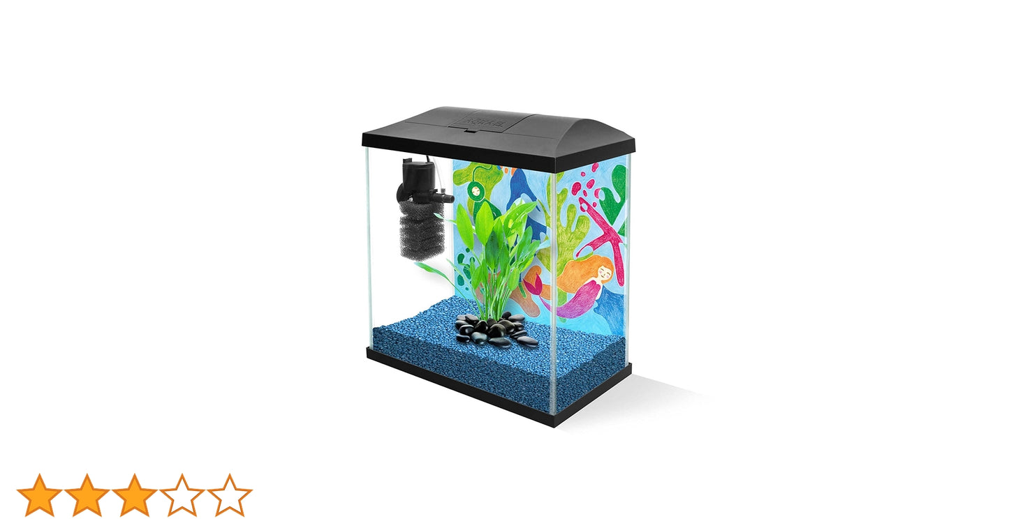 AQUAEL Aquarium Set Leddy Mini 30 Noir 13L