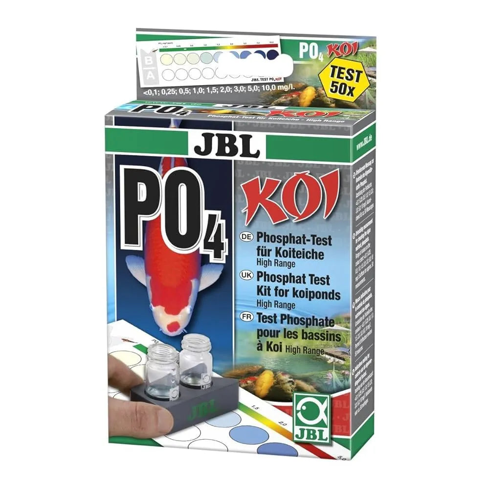 JBL ProAqua PO4 Phosphat Test-Set Koi Kit de Test Colorimétrique pour Bassin 50 Tests