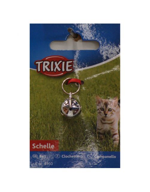 TRIXIE Clochette en métal pour chat avec anneau de fixation Coloris assortis
