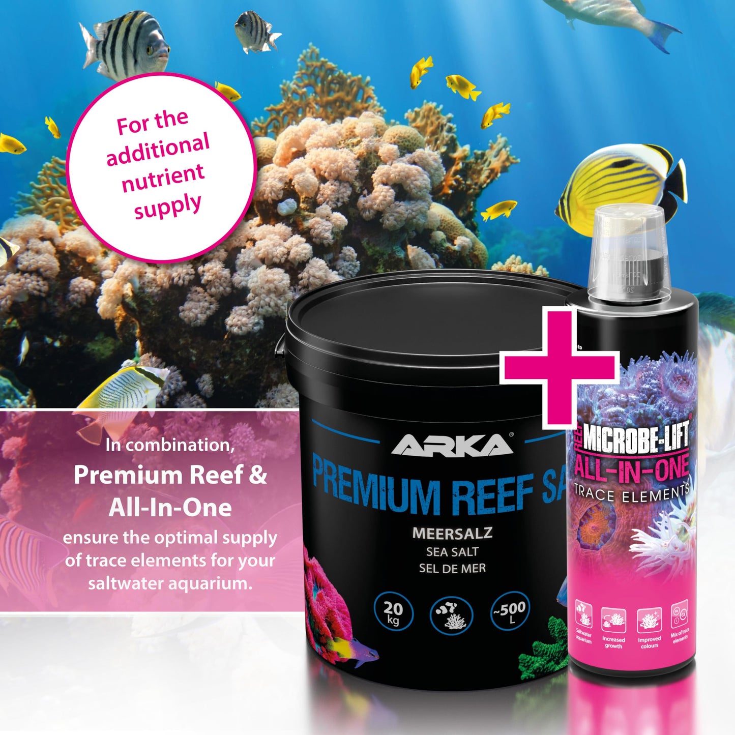 ARKA BIOTECHNOLOGIE Premium Reef Salt Microbe-Lift 10 kg