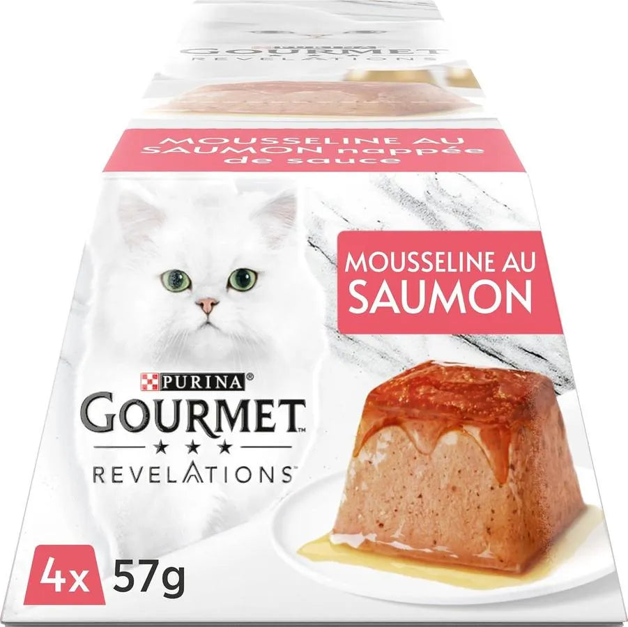 GOURMET Revelations Mousseline nappée de Sauce Saumon 4x57g