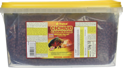TROPICAL Cichlid Carnivore Medium Pellet 5L 1.8kg