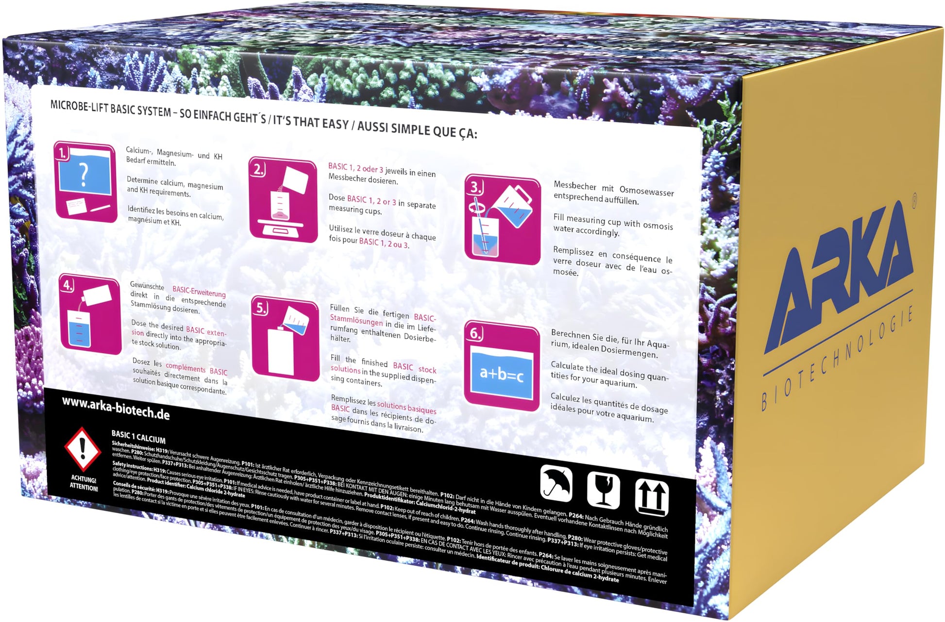 ARKA BIOTECHNOLOGIE Microbe-lift (Reef) Basic Set normal Kit complet pour aquarium récifal