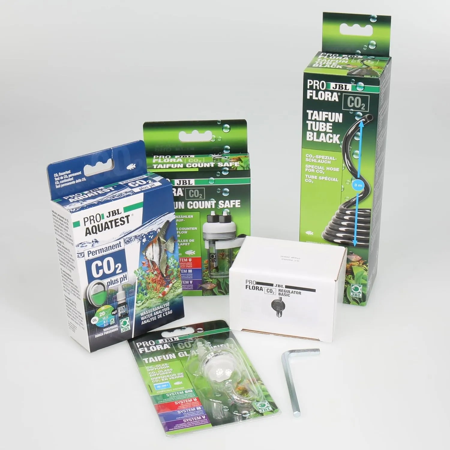 JBL PROFLORA CO2 BASIC SET V Kit Complet de Fertilisation au CO2 pour Aquarium 40-110L Sans Bouteille