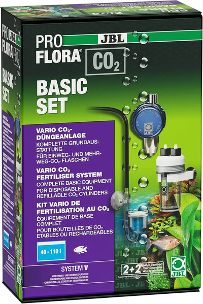 JBL PROFLORA CO2 BASIC SET V Kit Complet de Fertilisation au CO2 pour Aquarium 40-110L Sans Bouteille