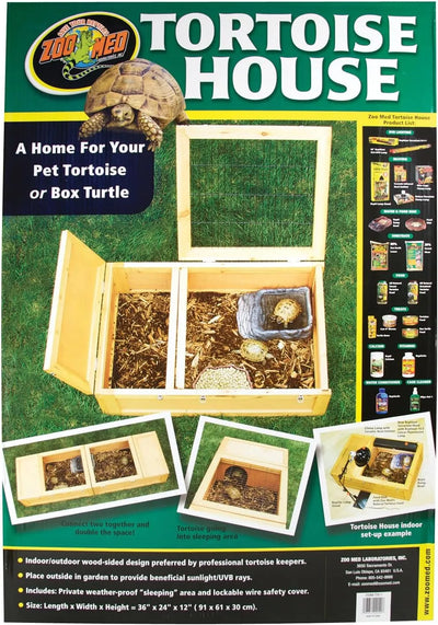 ZOOMED Tortoise House 91x61x30.5 cm
