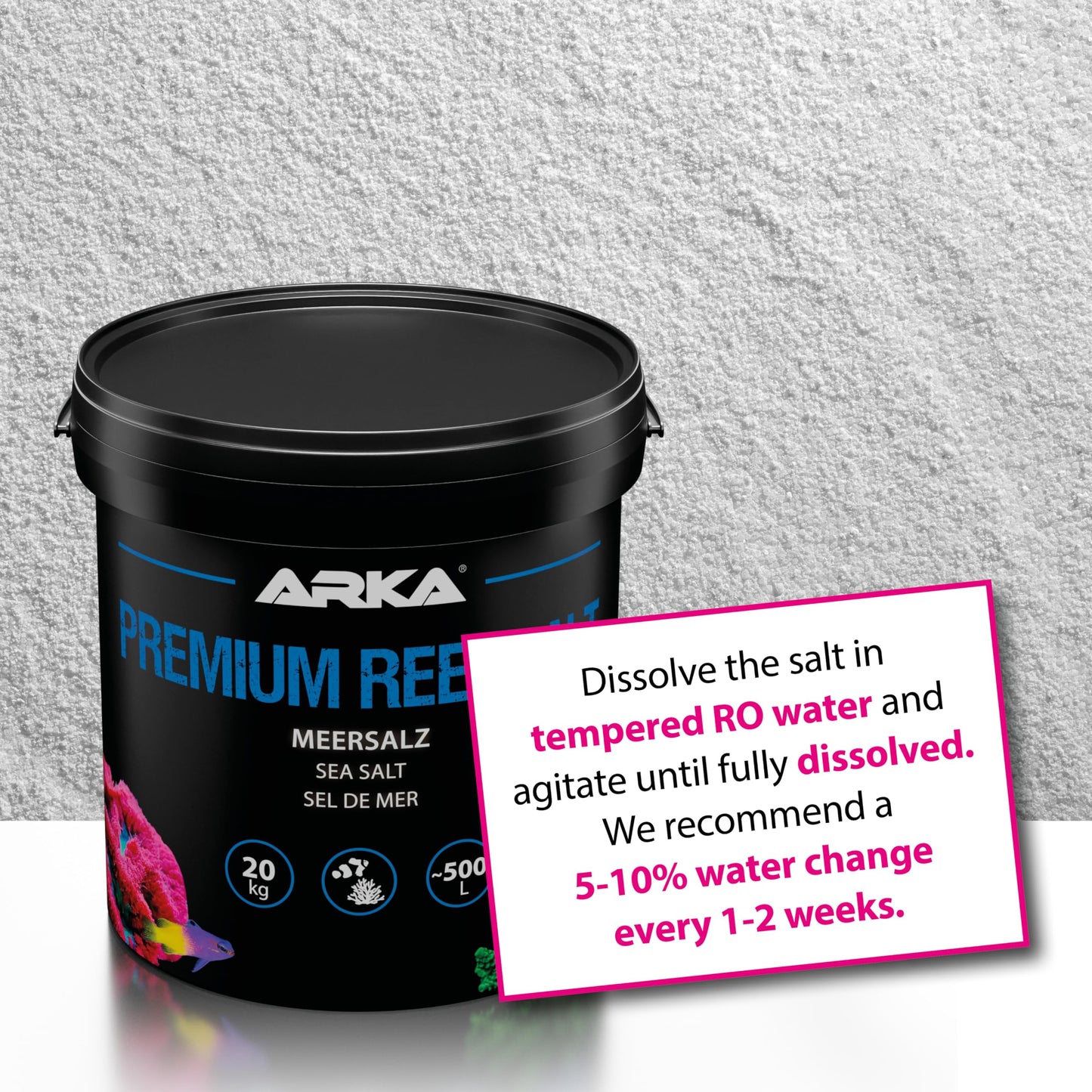 ARKA BIOTECHNOLOGIE Premium Reef Salt Microbe-Lift 10 kg