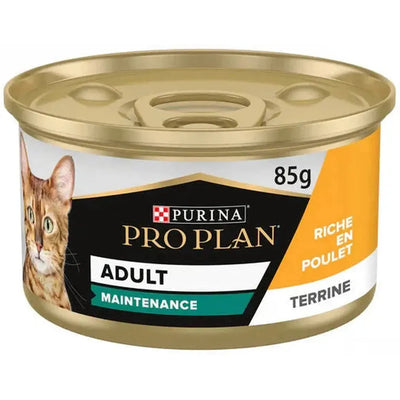PRO PLAN ADULT 1+ MAINTENANCE terrine riche en poulet 10x85g