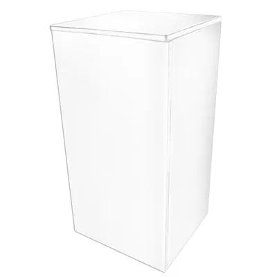 MEUBLE CUBE STAND 80 BLANC 45x45x90cm DUPLA