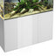 AQUAEL Meuble Glossy 120 Blanc Portes Acrylique pour Aquarium