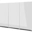 AQUAEL Meuble Glossy 150 Blanc Portes Acrylique 150x50x72cm