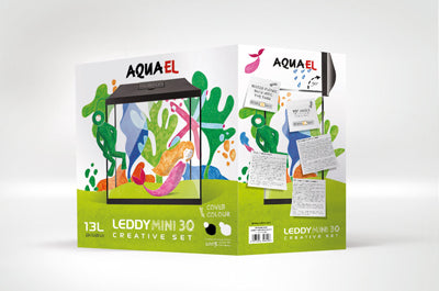 AQUAEL Aquarium Set Leddy Mini 35 Blanc 19L