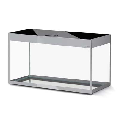 *AQUARIUM GLOSSY 100 GRIS D&N led 2x14w 100x40x63cm 215L (sur cde)